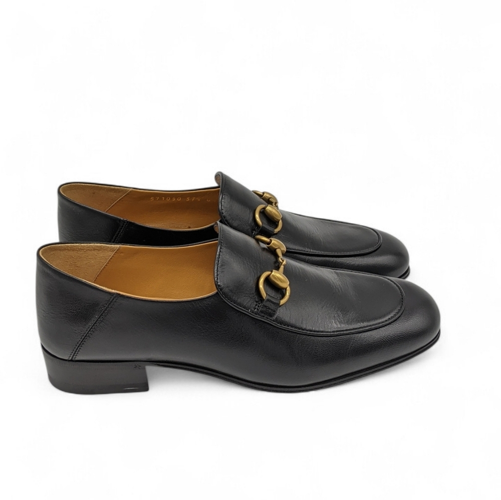 Gucci Womens Platform Jordaan Loafers Size 7.5 Us (37.5 Gucci) New With Box - Picture 3 of 6